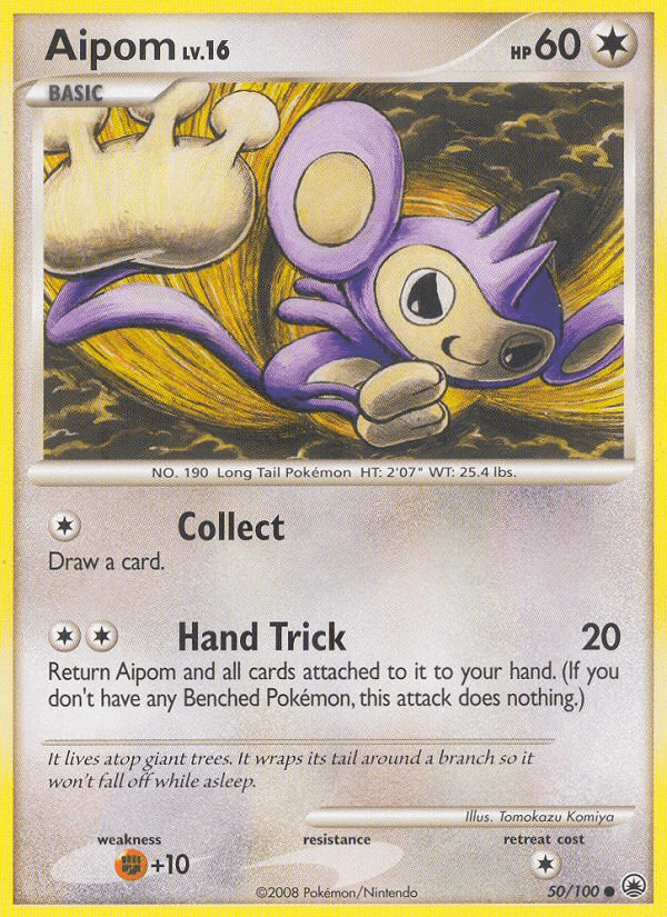 Aipom Majestic Dawn card