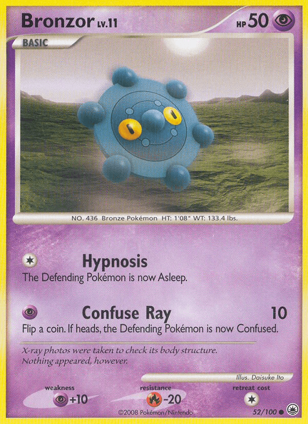 Bronzor Majestic Dawn card