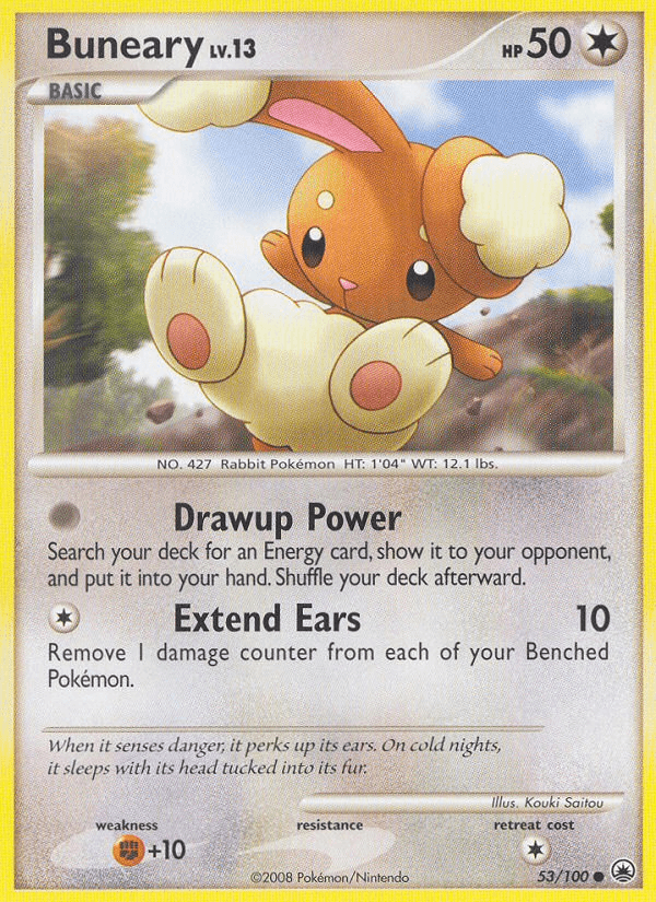 Buneary Majestic Dawn card