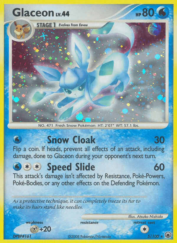 Glaceon Majestic Dawn card