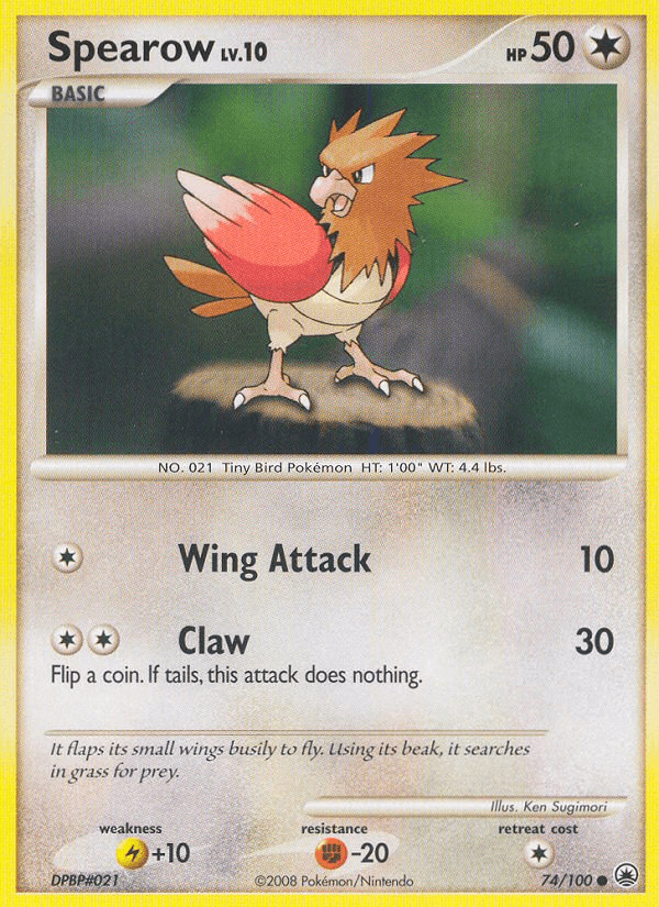 Spearow Majestic Dawn card