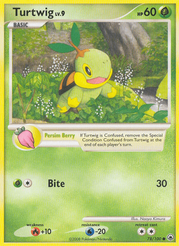 Turtwig Majestic Dawn card