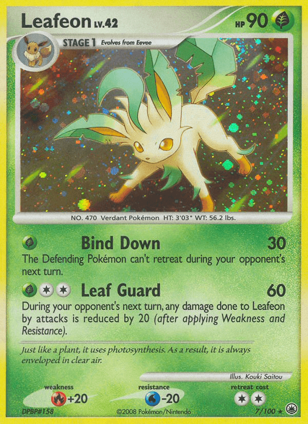 Leafeon Majestic Dawn card