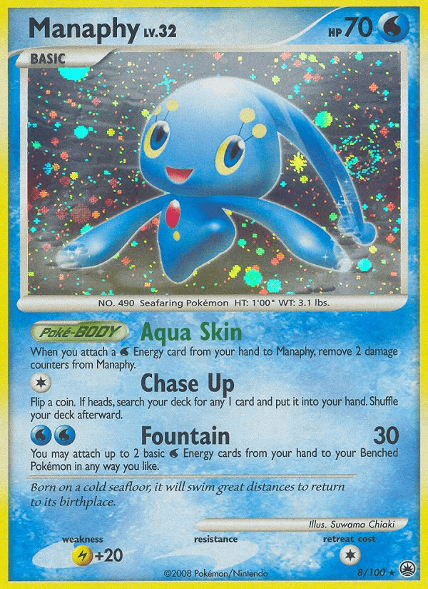 Manaphy Majestic Dawn card