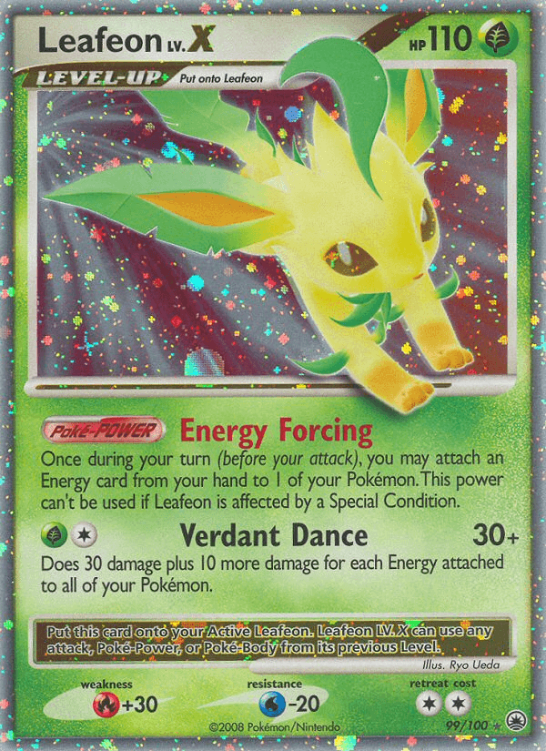 Leafeon LV.X Majestic Dawn card