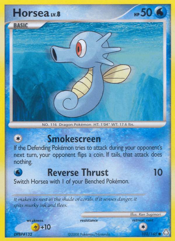 Horsea Legends Awakened card