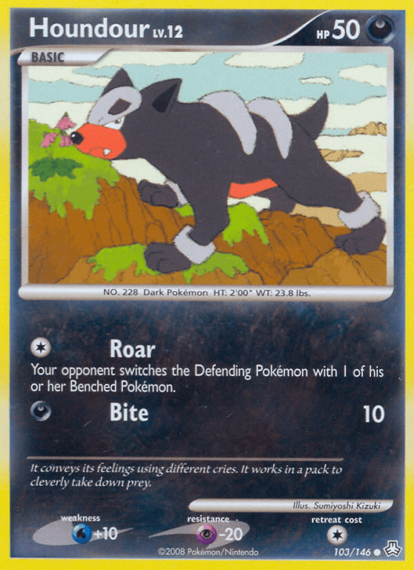 Houndour Legends Awakened card