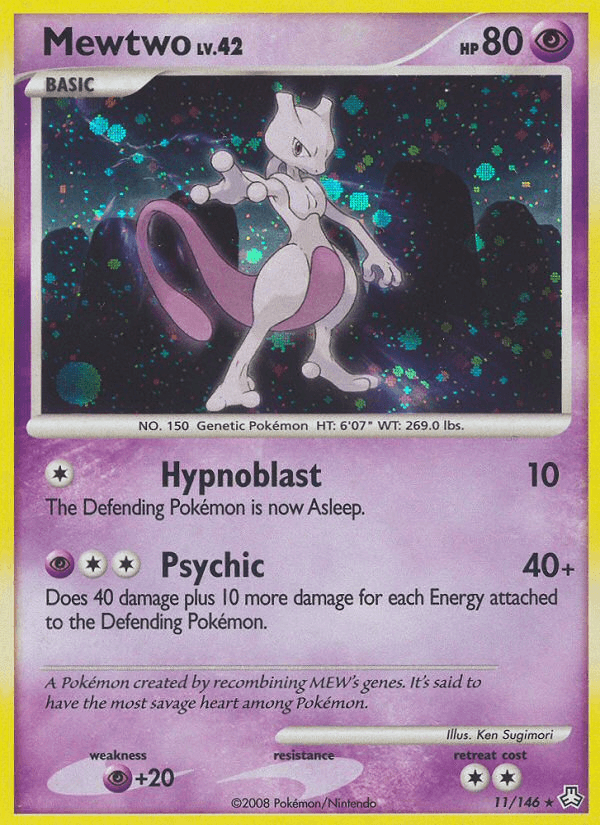 Mewtwo Legends Awakened card