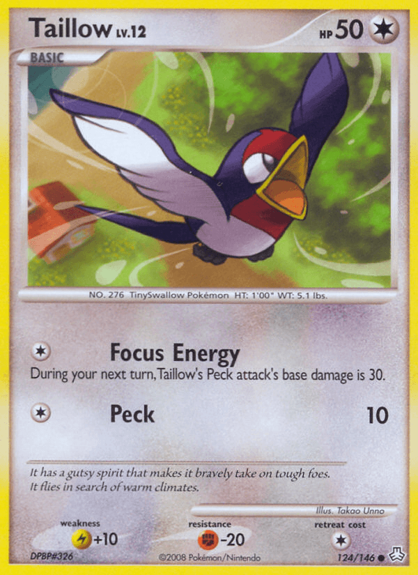 Taillow Legends Awakened card