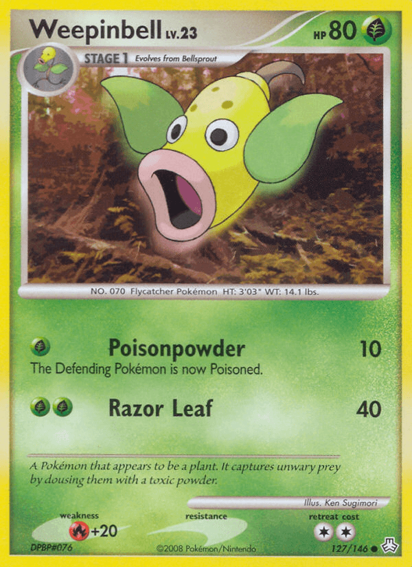 Weepinbell Legends Awakened card