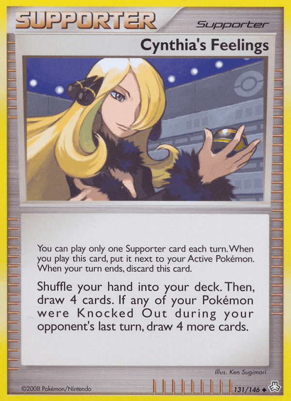 Cynthia's Feelings Legends Awakened card
