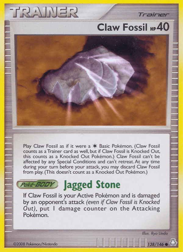 Claw Fossil Legends Awakened card