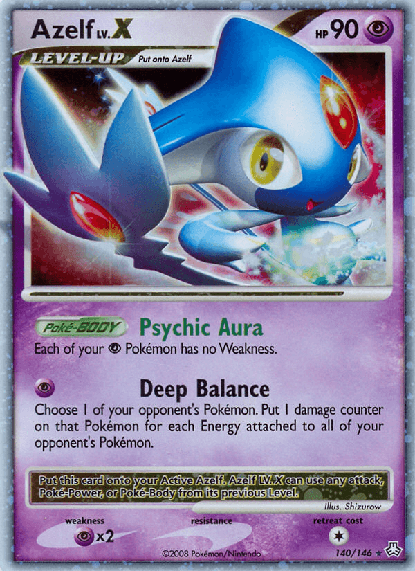 Azelf LV.X Legends Awakened card