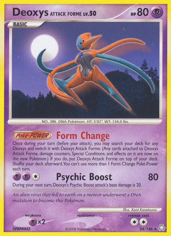 Deoxys Attack Forme Legends Awakened card