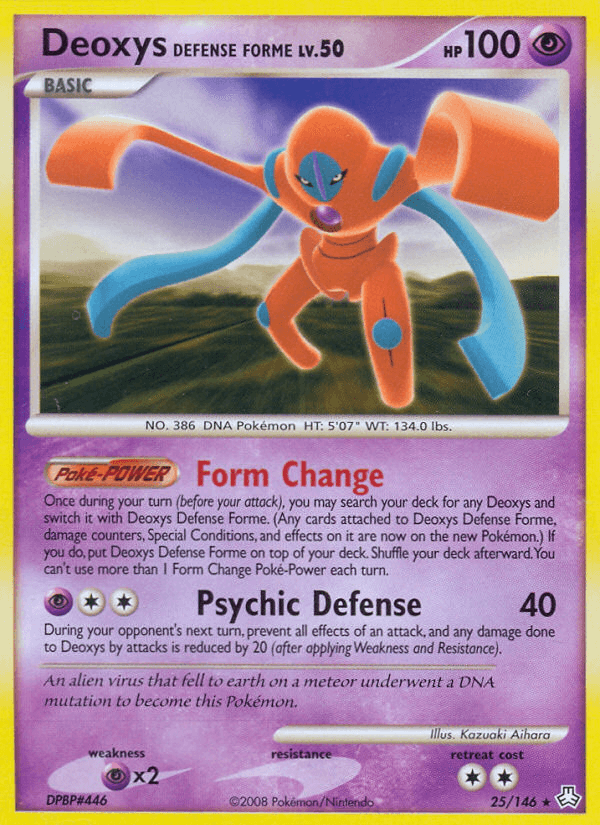 Deoxys Defense Forme Legends Awakened card