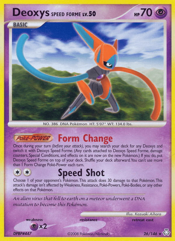 Deoxys Speed Forme Legends Awakened card