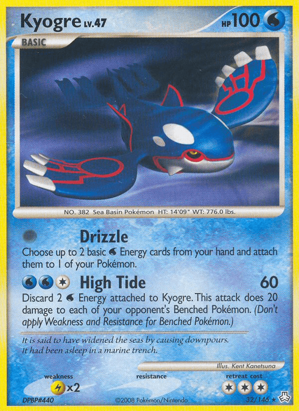 Kyogre Legends Awakened card