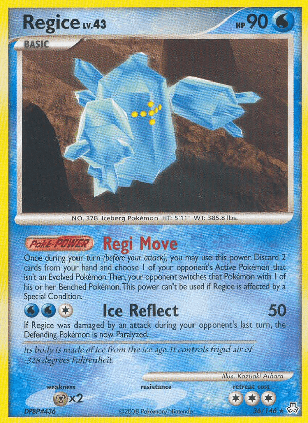 Regice Legends Awakened card