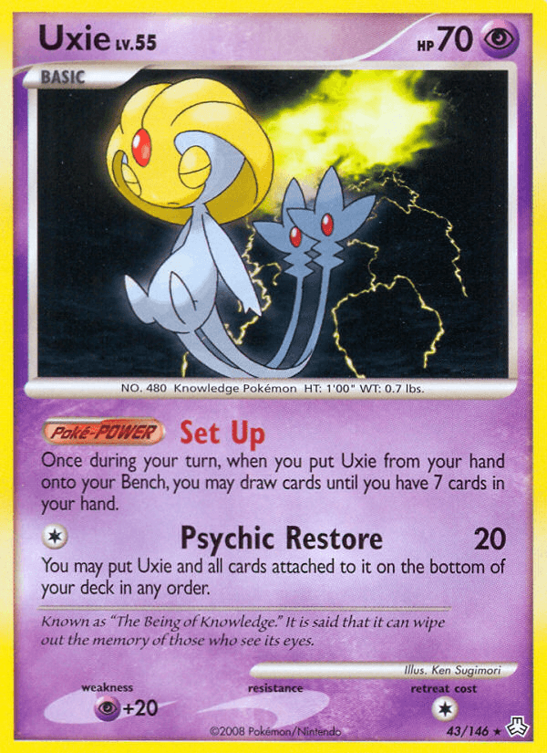 Uxie Legends Awakened card