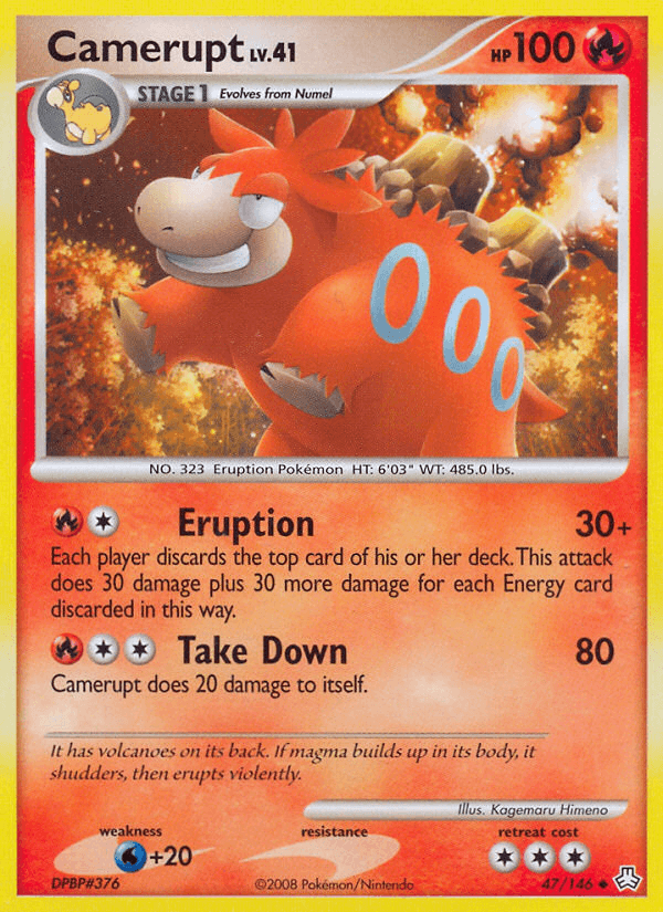 Camerupt Legends Awakened card