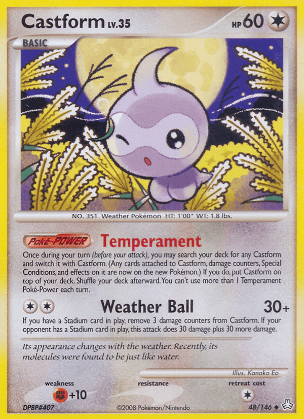 Castform Legends Awakened card
