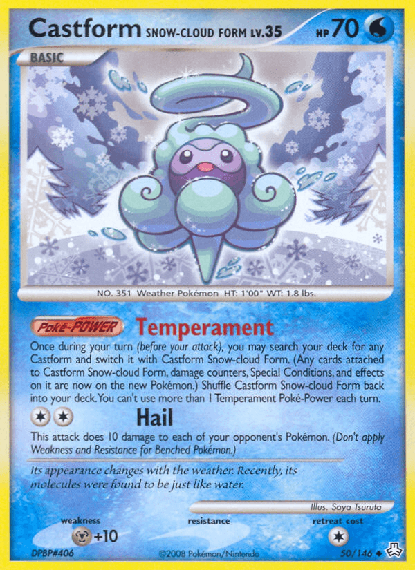 Castform Snow-Cloud Form Legends Awakened card