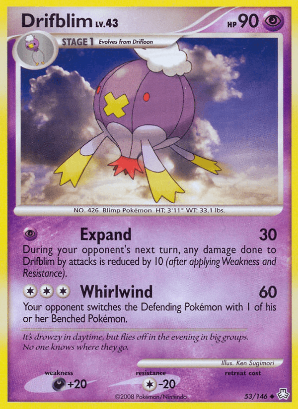 Drifblim Legends Awakened card