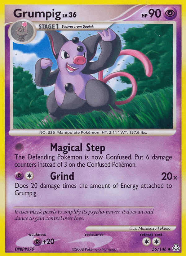 Grumpig Legends Awakened card