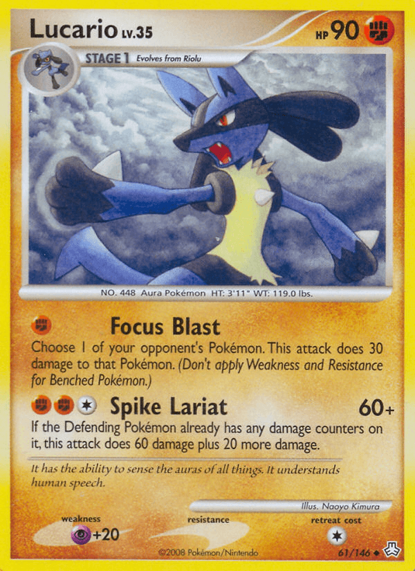 Lucario Legends Awakened card