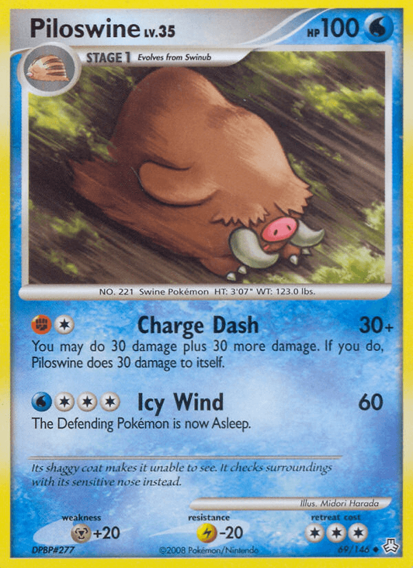 Piloswine Legends Awakened card