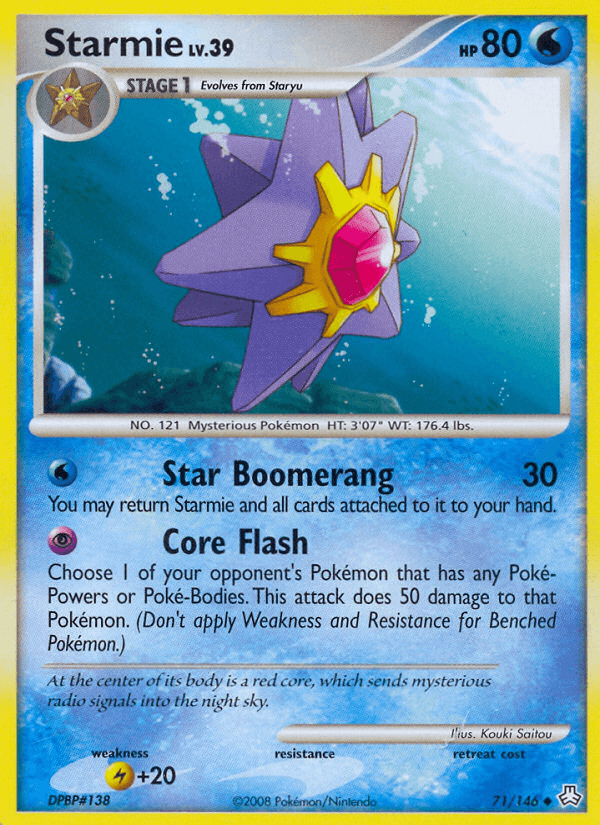 Starmie Legends Awakened card