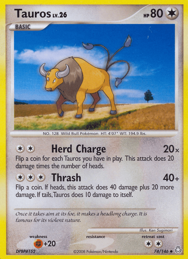 Tauros Legends Awakened card