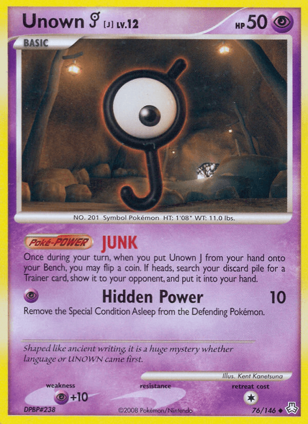 Unown [J] Legends Awakened card