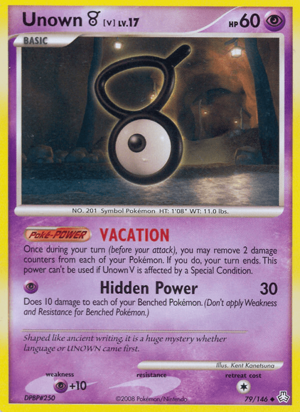 Unown [V] Legends Awakened card