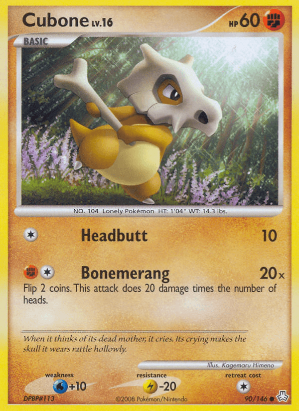 Cubone Legends Awakened card