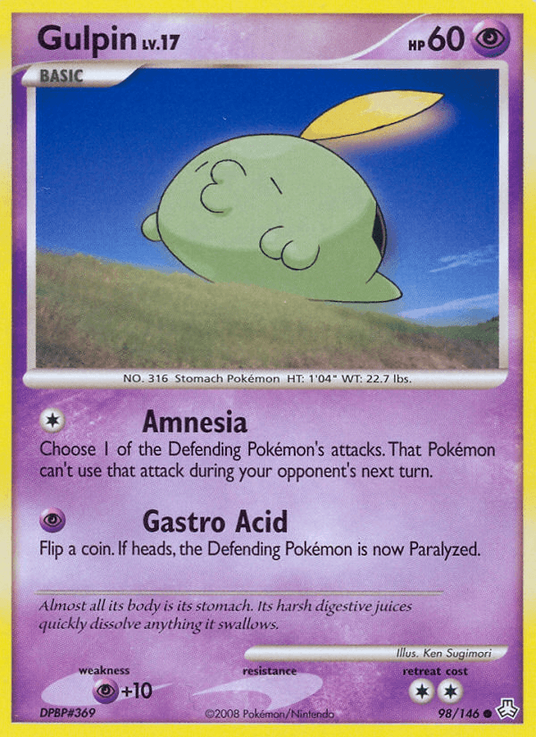 Gulpin Legends Awakened card
