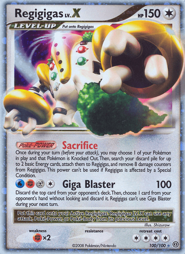Regigigas LV.X Stormfront card