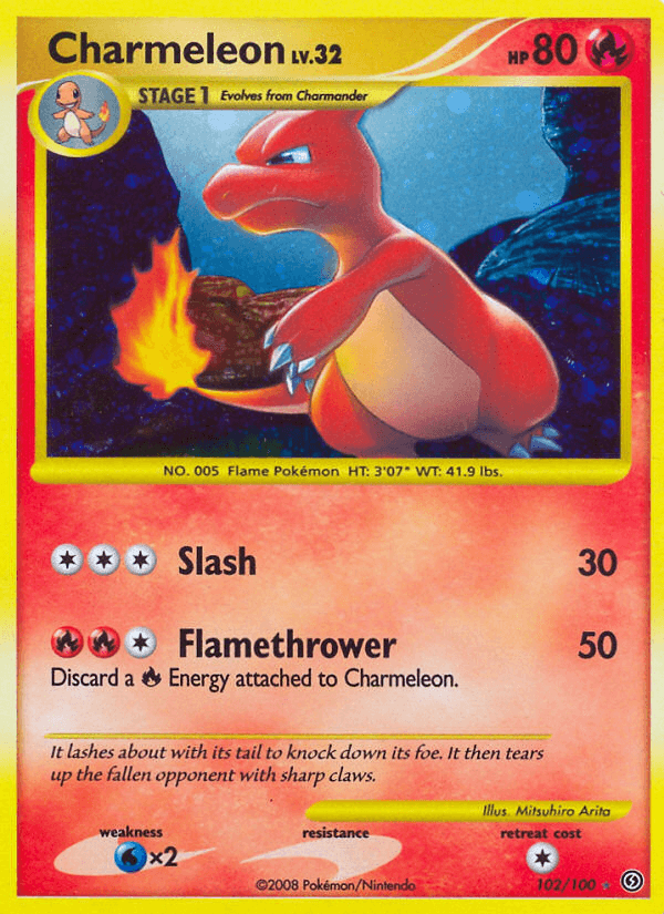Charmeleon 宝可梦 card