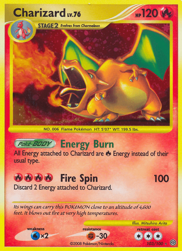 Charizard Stormfront card