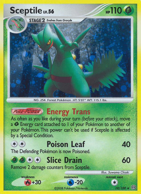 Sceptile Stormfront card