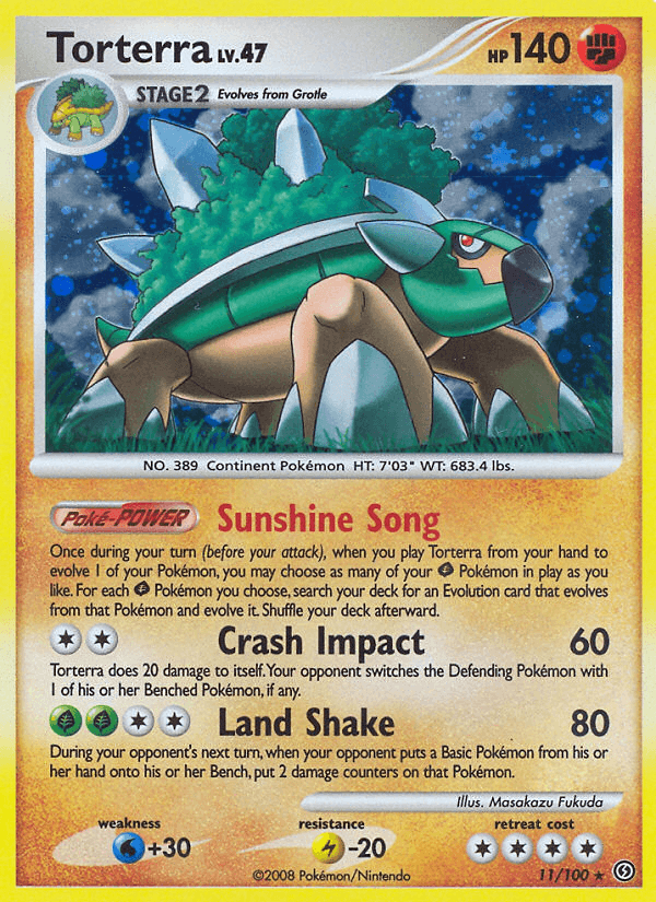 Torterra Stormfront card