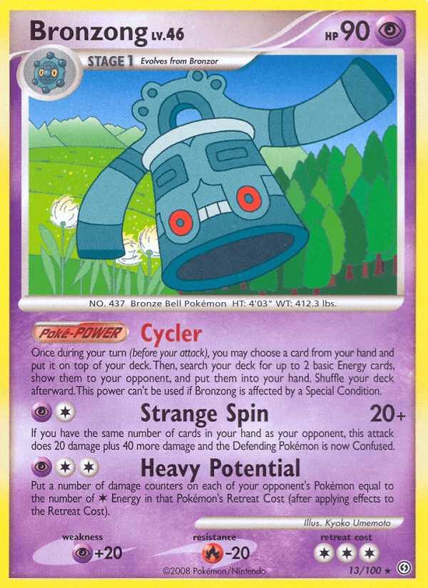Bronzong Stormfront card