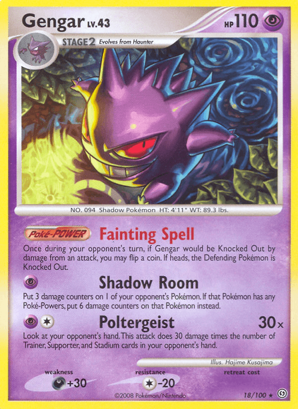 Gengar Stormfront card