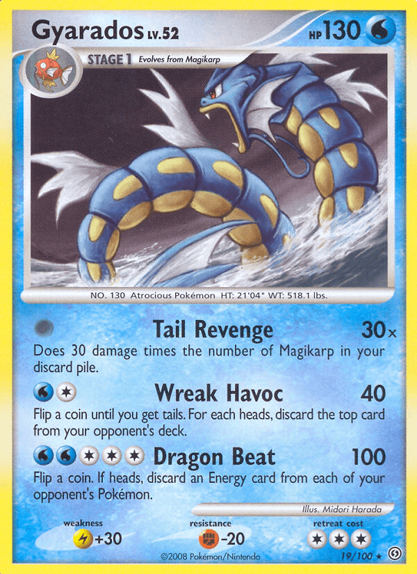 Gyarados Stormfront card