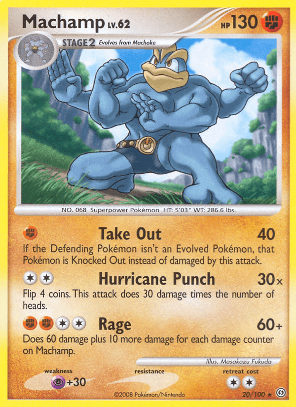 Machamp Stormfront card