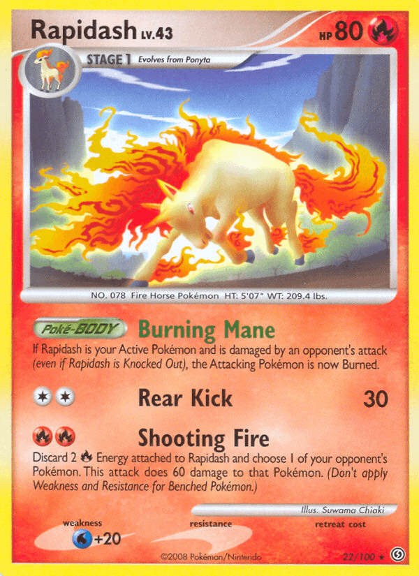 Rapidash Stormfront card