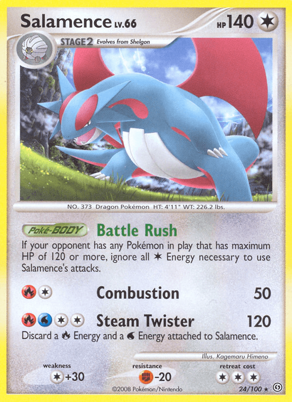 Salamence Stormfront card