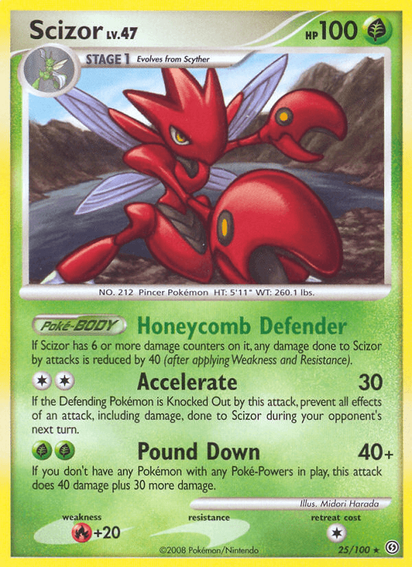 Scizor Stormfront card
