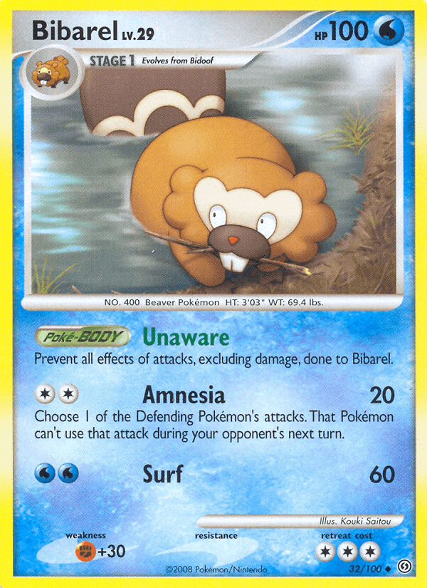 Bibarel Stormfront card