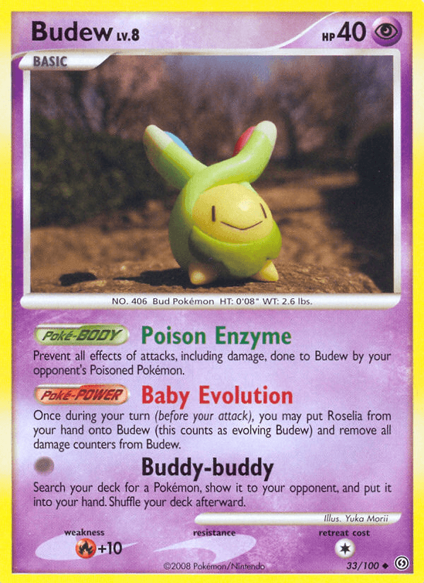 Budew Stormfront card